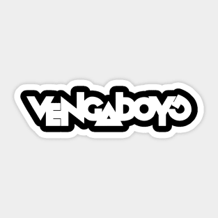 Vengaboys - dance music 90s white edition Sticker